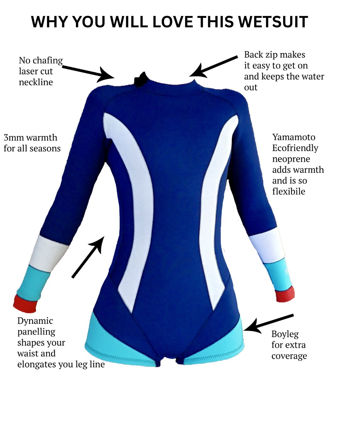 LONG SLEEVE WETSUIT VALERIE